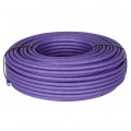 Kabel sieciowy F/FTP kat.6A skrętka 4x2x0,56mm wewnętrzny Dca bezhalogenowy LSOH fioletowy NEKU