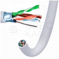 Kabel sieciowy F/UTP kat.5e skrętka 4x2x0,48mm wewnętrzny PVC szary linka Telegärtner