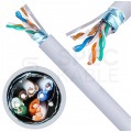 Kabel sieciowy F/UTP kat.5e skrętka 4x2x0,51mm wewnętrzny FRPVC szary Alantec