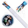 Kabel sieciowy F/UTP kat.5e skrętka 4x2x0,5mm wewnętrzny PVC szary domNET