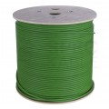 Kabel sieciowy F/UTP kat.6 skrętka 4x2x0,51mm wewnętrzny B2ca bezhalogenowy LSOH zielony Corning