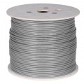 Kabel sieciowy F/UTP kat.6 skrętka 4x2x0,51mm wewnętrzny Eca PVC szary NEKU