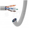 Kabel sieciowy F/UTP kat.6 skrętka 4x2x0,56mm wewnętrzny PVC szary SecurityNET