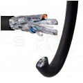 Kabel sieciowy S/FTP kat.7 skrętka 4x2x0,57mm zewnętrzny żelowany PE czarny SecurityNET