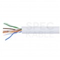 Kabel sieciowy U/UTP kat.5e skrętka 4x2x0,45mm wewnętrzny Eca PVC biały DAHUA karton (BOX) 305m
