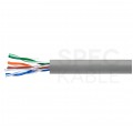 Kabel sieciowy U/UTP kat.5e skrętka 4x2x0,45mm wewnętrzny Eca PVC szary HIKVISION karton (BOX) 305m