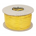 Kabel sieciowy U/UTP kat.5e skrętka 4x2x0,48mm wewnętrzny PVC żółty linka Alantec