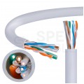 Kabel sieciowy U/UTP kat.5e skrętka 4x2x0,51mm wewnętrzny B2ca bezhalogenowy LSOH szary Alantec