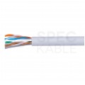 Kabel sieciowy U/UTP kat.5e skrętka 4x2x0,51mm wewnętrzny bezhalogenowy LSOH szary Alantec