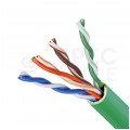 Kabel sieciowy U/UTP kat.5e skrętka 4x2x0,51mm wewnętrzny bezhalogenowy LSOH zielony Corning 3M