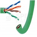 Kabel sieciowy U/UTP kat.5e skrętka 4x2x0,51mm wewnętrzny bezhalogenowy LSOH zielony Corning 3M