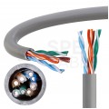 Kabel sieciowy U/UTP kat.5e skrętka 4x2x0,51mm wewnętrzny FRPVC szary Molex