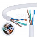 Kabel sieciowy U/UTP kat.5e skrętka 4x2x0,5mm wewnętrzny PVC szary SecurityNET