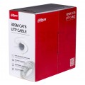 Kabel sieciowy U/UTP kat.6 skrętka 4x2x0,53mm wewnętrzny Eca PVC biały DAHUA