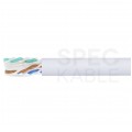 Kabel sieciowy U/UTP kat.6 skrętka 4x2x0,55mm wewnętrzny B2ca bezhalogenowy LSOH szary SecurityNET