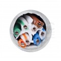 Kabel sieciowy U/UTP kat.6 skrętka 4x2x0,56mm wewnętrzny B2ca bezhalogenowy LSOH szary NEKU