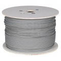 Kabel sieciowy U/UTP kat.6 skrętka 4x2x0,56mm wewnętrzny B2ca bezhalogenowy LSOH szary NEKU