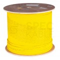 Kabel sieciowy U/UTP kat.6 skrętka 4x2x0,57mm wewnętrzny B2ca bezhalogenowy LSOH żółty Alantec