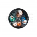Kabel sieciowy U/UTP kat.6 skrętka 4x2x0,57mm zewnętrzny żelowany PE czarny NEKU