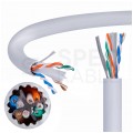 Kabel sieciowy U/UTP kat.6A skrętka 4x2x0,57mm wewnętrzny Dca bezhalogenowy LSOH szary Alantec