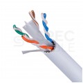 Kabel sieciowy U/UTP kat.6A skrętka 4x2x0,57mm wewnętrzny Dca bezhalogenowy LSOH szary Alantec