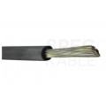 Kabel silikonowy SIF 180°C 0,5mm2 jednożyłowy czarny 300/500V ciepłoodporny bezhalogenowy linka Basoglu