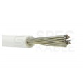 Kabel silikonowy SIF 180°C 1,5mm2 jednożyłowy biały 300/500V ciepłoodporny bezhalogenowy linka TKD