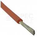 Kabel silikonowy SIF 180°C 1,5mm2 jednożyłowy ceglasty 300/500V ciepłoodporny bezhalogenowy linka TKD