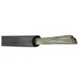 Kabel silikonowy SIF 180°C 300/500V 0,5 ciepłoodporny LSOH czarny linka BSG