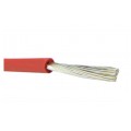Kabel silikonowy SIF 180°C 300/500V 0,75 ciepłoodporny LSOH czerwony linka BSG