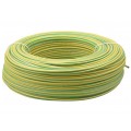 Kabel silikonowy SIF 180°C 300/500V 1,5 ciepłoodporny LSOH żółto-zielony linka BSG
