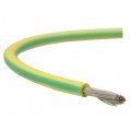 Kabel silikonowy SIF 180°C 300/500V 1 ciepłoodporny LSOH żółto-zielony linka BSG