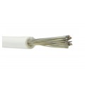 Kabel silikonowy SIF 180°C 300/500V 2,5 ciepłoodporny LSOH biały linka BSG