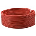 Kabel silikonowy SIF 180°C 300/500V 4 ciepłoodporny LSOH czerwony linka TKD