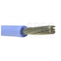 Kabel silikonowy SIF 180°C 6mm2 jednożyłowy niebieski 300/500V ciepłoodporny bezhalogenowy linka Basoglu