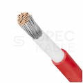 Kabel solarny ziemny H1Z2Z2-K 6mm2 jednożyłowy czerwony 1,0/1,5kV zewnętrzny bezhalogenowy Dca linka NEKU