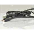 Kabel spiralny USB 2.0 A / micro-B (wtyk / wtyk) 0,2m -> 2m