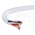 Kabel stacyjny parowany YTKSY 10x2x0,5mm2 biały 300V drut Elektrokabel