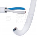 Kabel stacyjny parowany YTKSY 1x2x0,5mm2 biały 300V drut Elektrokabel
