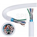 Kabel stacyjny parowany YTKSYekw 5x2x0,5mm2 biały 300V ekranowany drut Bitner