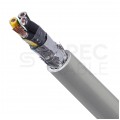 Kabel sterowniczy BiT 500 (St) CH 4x0,75mm2 szary 300/500V podwójnie ekranowany numerowany bezhalogenowy B2ca linka Bitner
