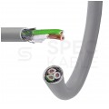 Kabel sterowniczy BiT LiHCH 3x0,75mm2 szary 300/300V ekranowany bezhalogenowy Dca linka Bitner