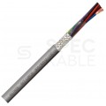 Kabel sterowniczy BiT LiHCH 4x0,75mm2 szary 300/300V ekranowany bezhalogenowy Dca linka Bitner
