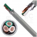 Kabel sterowniczy BiT LIYCY 3x1,5mm2 szary 300/300V ekranowany olejoodporny linka Bitner
