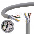 Kabel sterowniczy BiT LIYCY 5x0,75mm2 szary 300/300V ekranowany olejoodporny linka Bitner