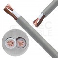 Kabel sterowniczy BiT LIYY 2x0,75mm2 szary 300/300V olejoodporny linka Bitner