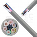Kabel sterowniczy BiT LIYY 6x0,75mm2 szary 300/300V olejoodporny linka Bitner