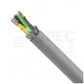 Kabel sterowniczy ELITRONIC-CY LIYCY 12x0,14mm2 szary 250/350V ekranowany olejoodporny linka TKD