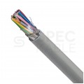 Kabel sterowniczy ELITRONIC-CY LIYCY 18x0,75mm2 szary 250/500V ekranowany olejoodporny linka TKD