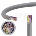 Kabel sterowniczy ELITRONIC-CY LIYCY 25x0,14mm2 szary 250/350V ekranowany olejoodporny linka TKD